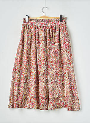 Jupe mi-longue beige MOLLY BRACKEN femme