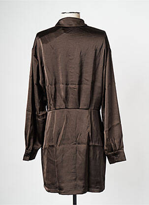 Robe courte marron SAMSOE & SAMSOE femme