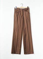 Pantalon droit marron MARGAUX LONNBERG pour femme seconde vue