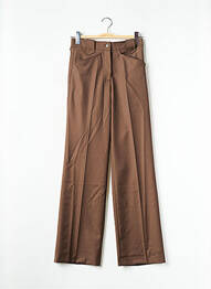 Pantalon droit marron MARGAUX LONNBERG femme