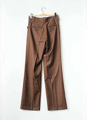 Pantalon droit marron MARGAUX LONNBERG femme