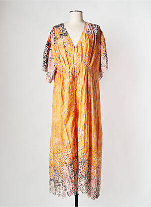 Robe mi-longue orange MES DEMOISELLES...PARIS femme
