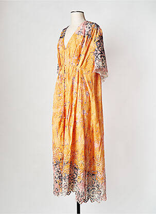 Robe mi-longue orange MES DEMOISELLES...PARIS femme