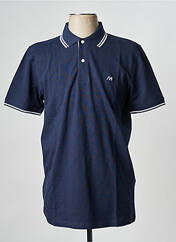Polo bleu SELECTED pour homme seconde vue