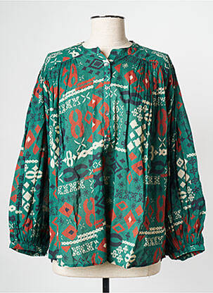 Top kaki V.DE.VINSTER pour femme