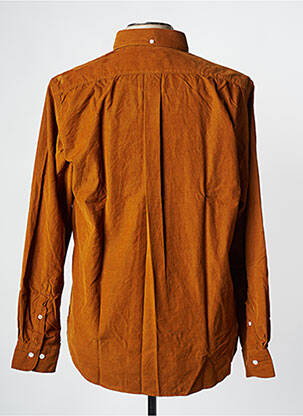Chemise manches longues marron HARTFORD homme
