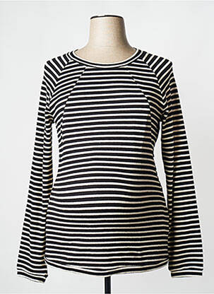 T-shirt / top maternité noir NOPPIES femme
