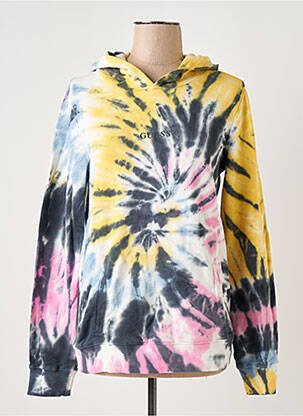 Sweat-shirt à capuche noir GUESS pour fille