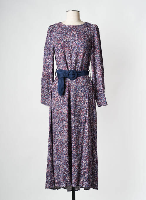 Robe longue bleu GRACE & MILA pour femme