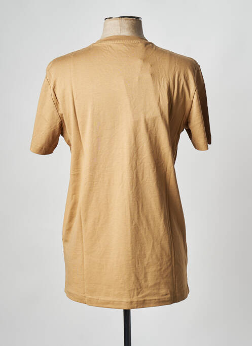 T-shirt marron SELECTED pour homme