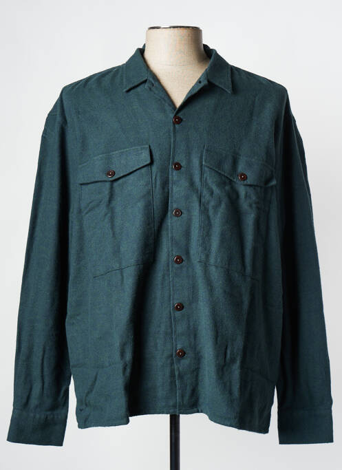Chemise manches longues vert OLOW pour homme