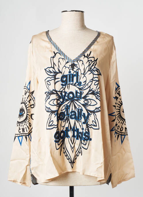 Top beige SAK'S pour femme