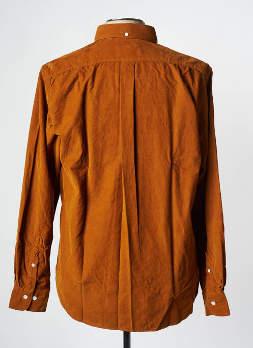 Chemise manches longues marron HARTFORD pour homme