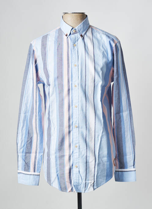Chemise manches longues bleu SCOTCH & SODA pour homme
