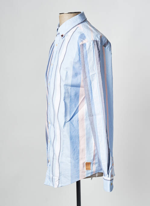 Chemise manches longues bleu SCOTCH & SODA pour homme