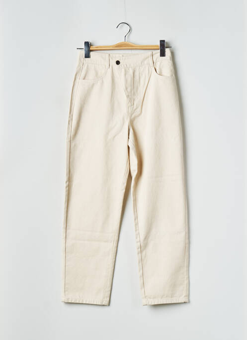 Jean coupe Mom beige THE NEW SOCIETY pour femme