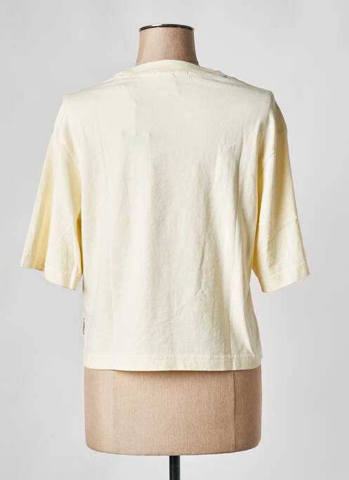 T-shirt beige SCOTCH & SODA pour femme