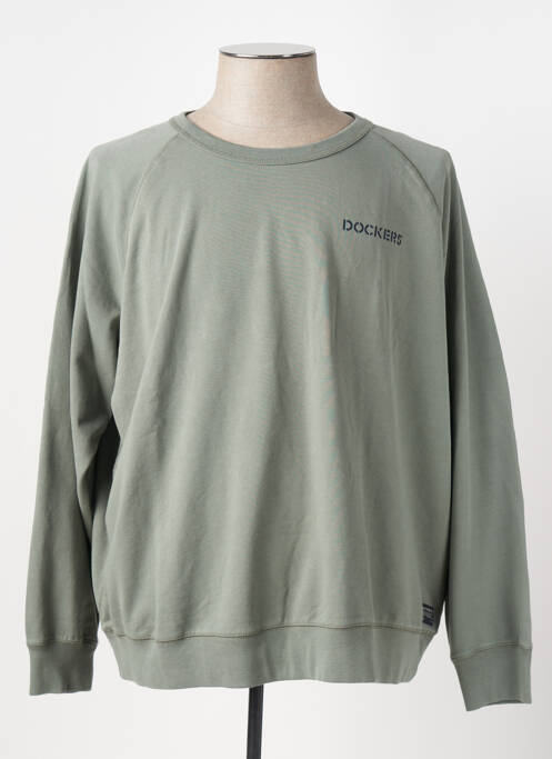 Sweat-shirt vert DOCKERS pour homme