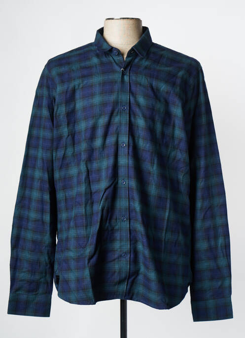 Chemise manches longues bleu ATELIER PRIVÉ pour homme