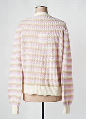 Gilet manches longues rose SECOND FEMALE pour femme seconde vue