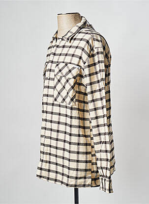 Chemise manches longues beige MAISON LABICHE homme