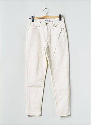 Jeans coupe droite beige MSCH COPENHAGEN femme