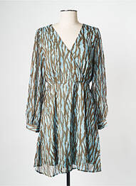 Robe courte marron VILA femme