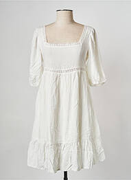 Robe courte blanc MOLLY BRACKEN femme