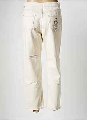 Jeans coupe droite beige TWINSET femme
