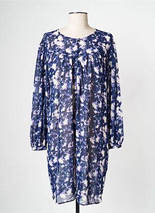 Robe courte bleu GRACE & MILA pour femme