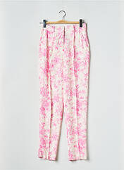 Pantalon chino rose PARISIENNE ET ALORS pour femme seconde vue