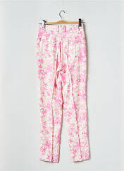 Pantalon chino rose PARISIENNE ET ALORS pour femme seconde vue