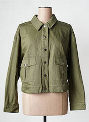 Veste en jean kaki VILA pour femme seconde vue