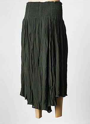 Jupe mi-longue vert LAURENCE BRAS femme