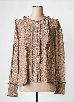 Top marron EMILE ET IDA pour femme