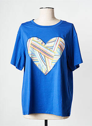 T-shirt bleu LILI SIDONIO pour femme
