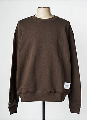 Sweat-shirt marron LES DEUX homme