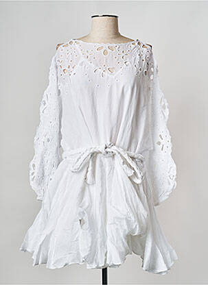 Robe courte blanc MES DEMOISELLES...PARIS pour femme