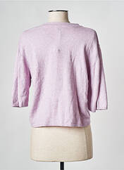 Gilet manches courtes violet OBJECT pour femme seconde vue