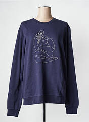 Sweat-shirt bleu OLOW pour homme seconde vue