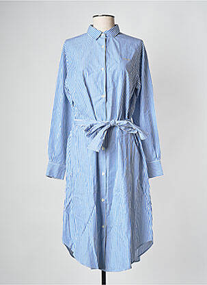 Robe mi-longue bleu MAISON LABICHE femme