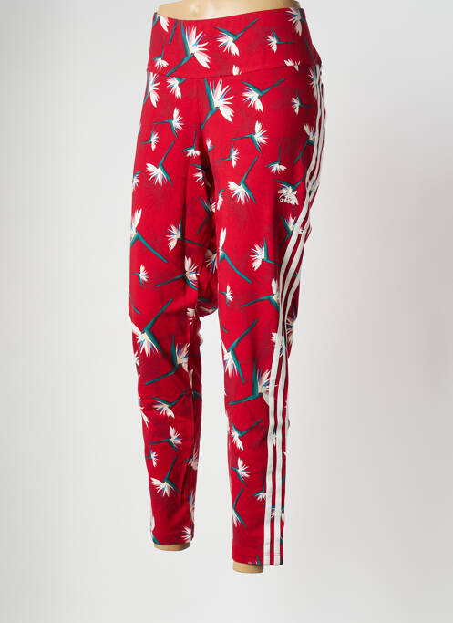 Legging rouge ADIDAS pour femme