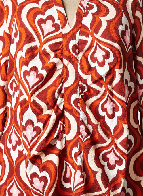 Top orange EVOKED VILA pour femme