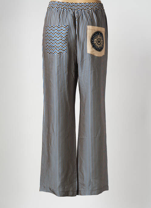 Pantalon large bleu SAK'S pour femme