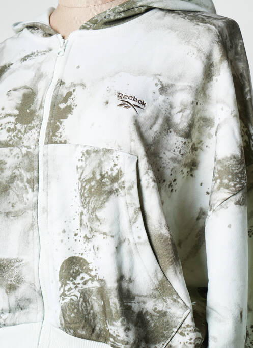 Sweat-shirt blanc REEBOK pour femme