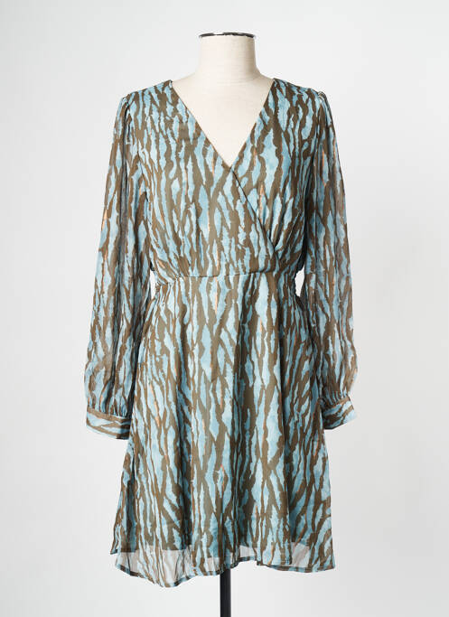 Robe courte marron VILA pour femme