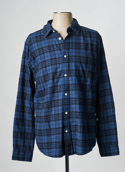 Chemise manches longues bleu MINIMUM pour homme