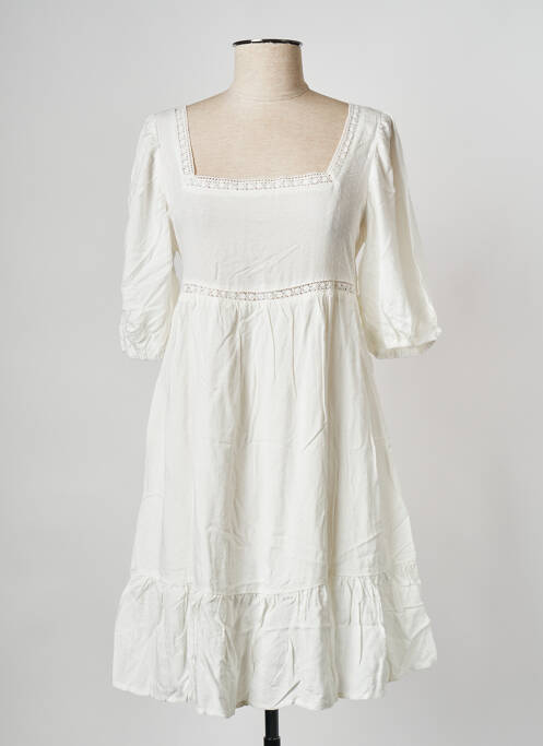 Robe courte blanc MOLLY BRACKEN pour femme