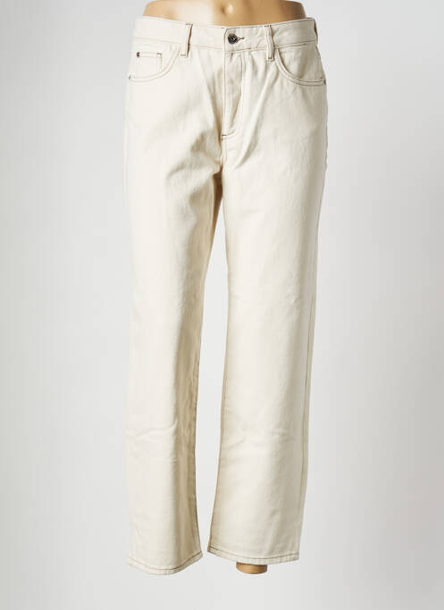 Jeans coupe droite beige TWINSET pour femme