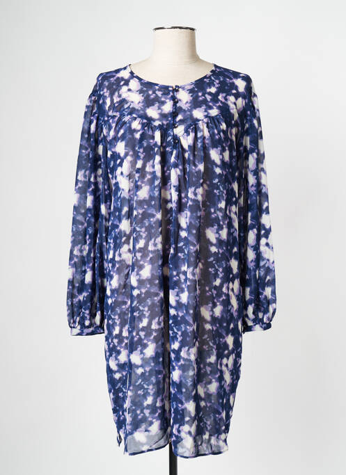 Robe courte bleu GRACE & MILA pour femme